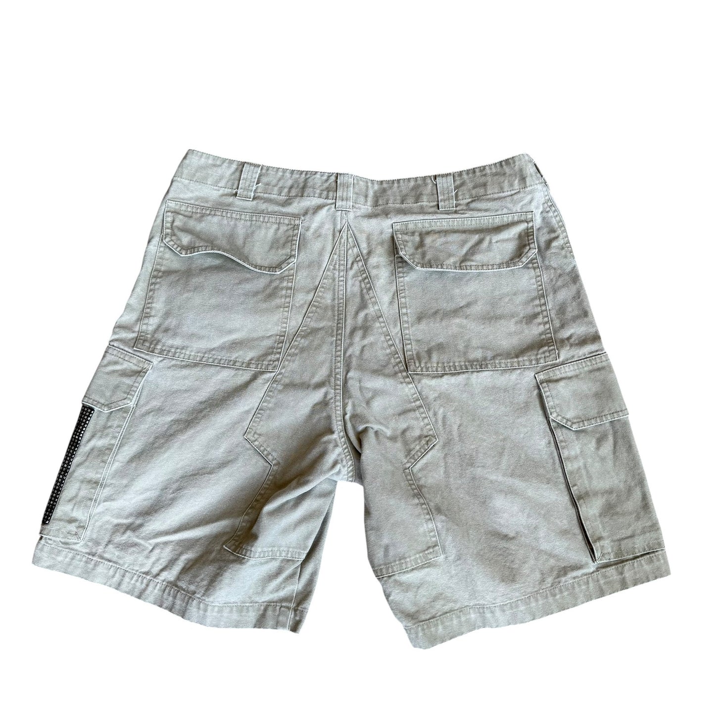Vintage 90s Focus Cargo Shorts Mesh Pocket Mens 32