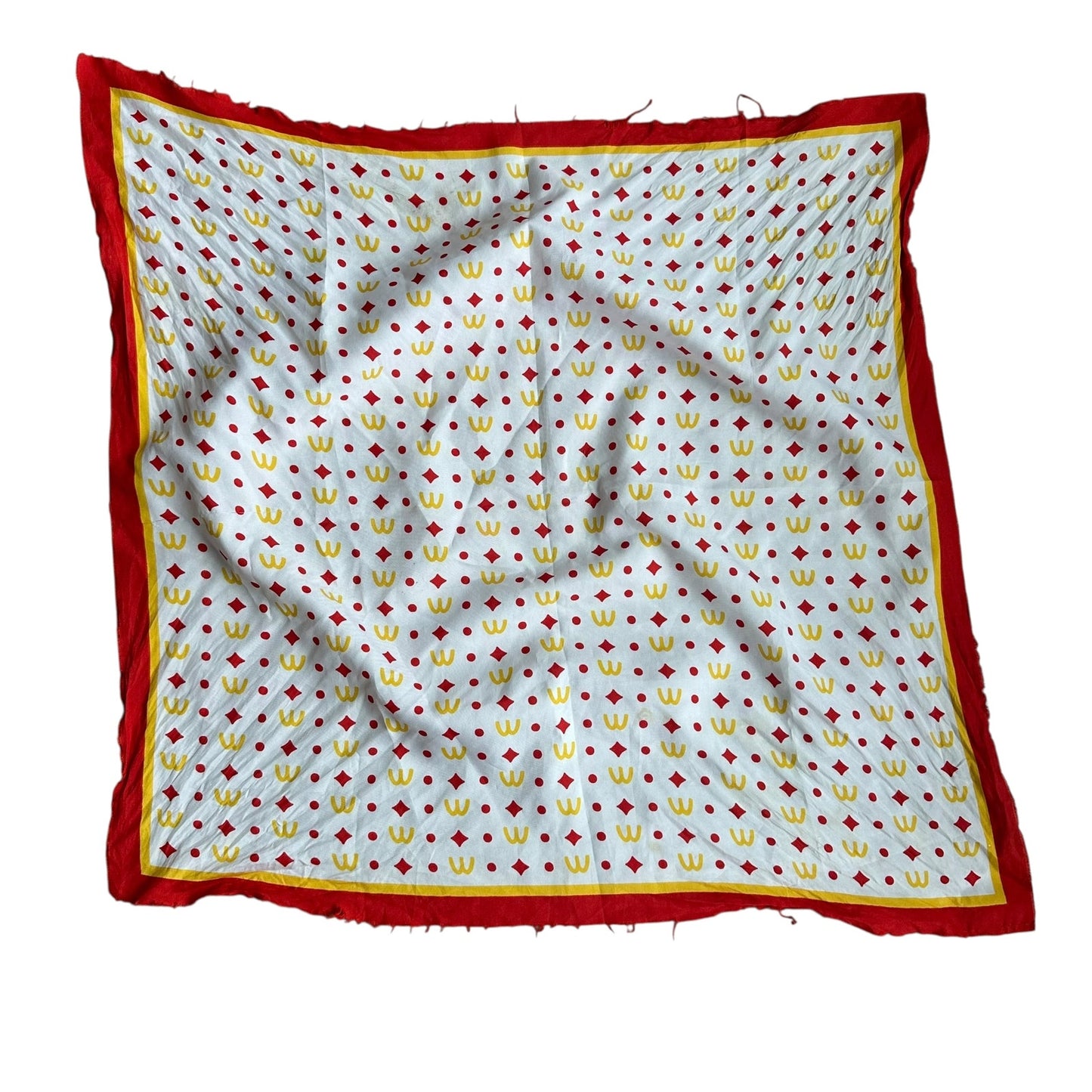 Vintage Mcdonald's Bandana AllOver Print