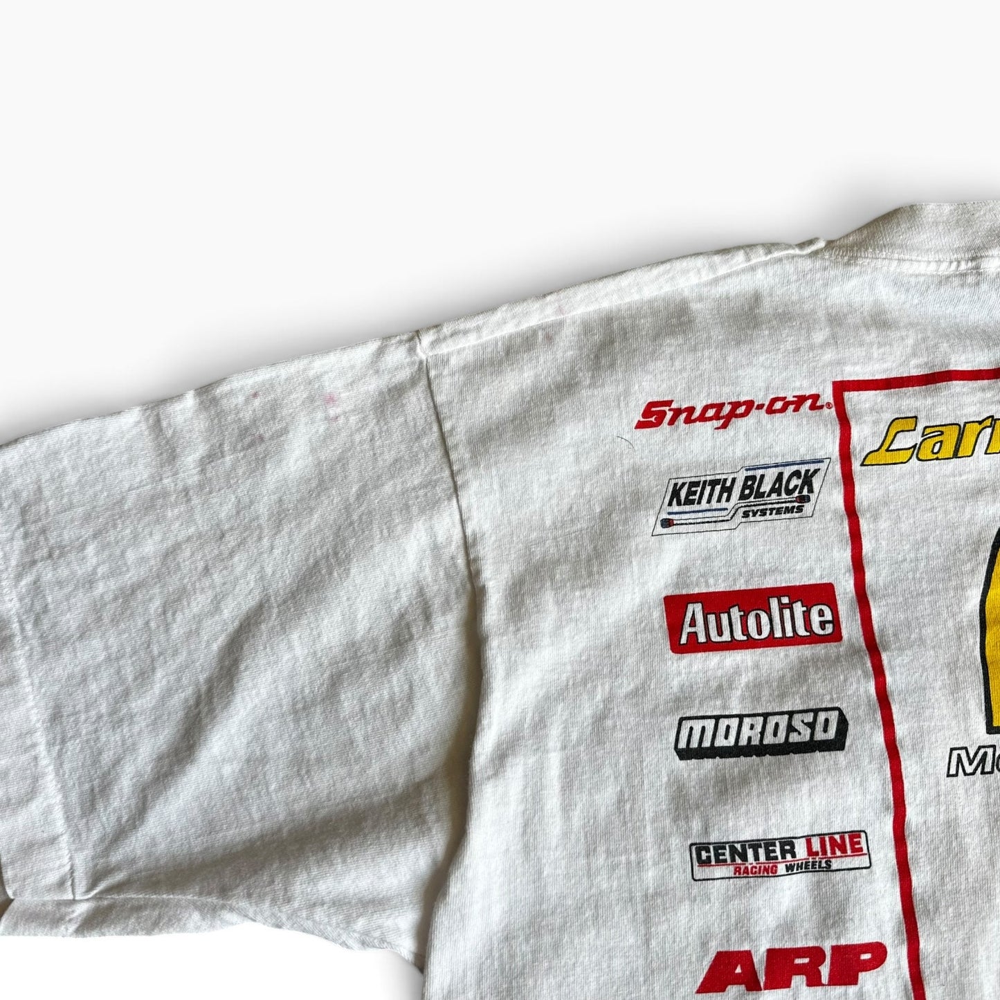 Vintage 1992 Mcdonalds Racing Ed MCculloch Tee Shirt Mens XL
