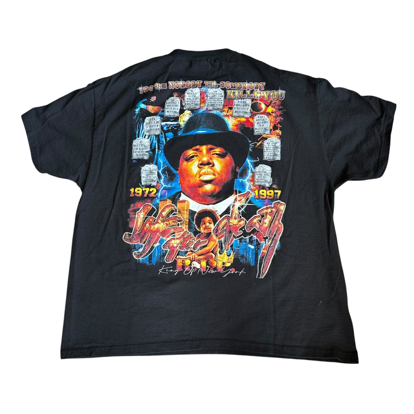 Dbruze x Notorious BIG Biggie Smalls Rap Tee Mens 2XL
