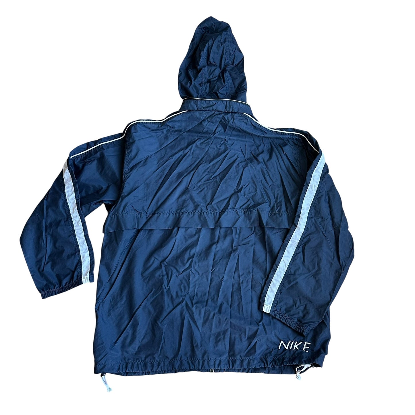 Nike y2k Vintage Windbreaker NavyBlue Mens XL ZipUp