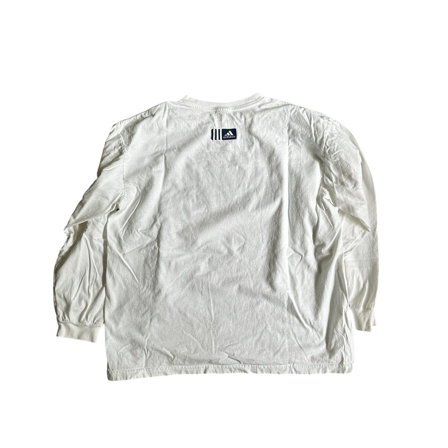 Adidas Athletic Dept Phys Ed LongSleeve White Shirt Mens 2XL