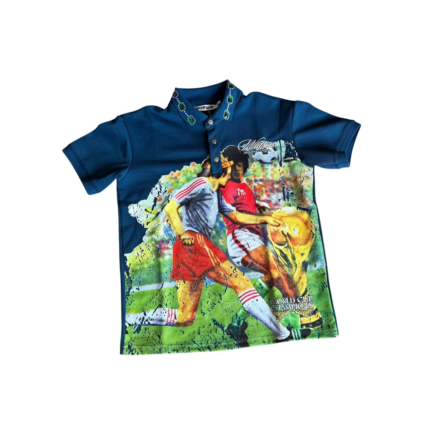 Watson World Cup Rugby Polo Champions Mens Medium NWT