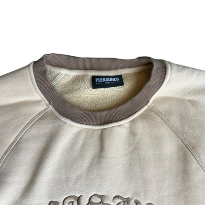 PLEASURES Old E Ringer Crewneck Short Sleeve Mens XL