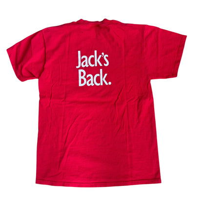 Vintage Jack in the Box Tee Shirt Red Mens Large Tultex