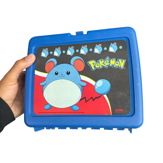 Vintage 1998 Marill Pokemon Thermos LunchBox