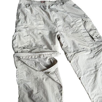 Vintage Cargo Pants Convertible Shorts Khaki Mens XL