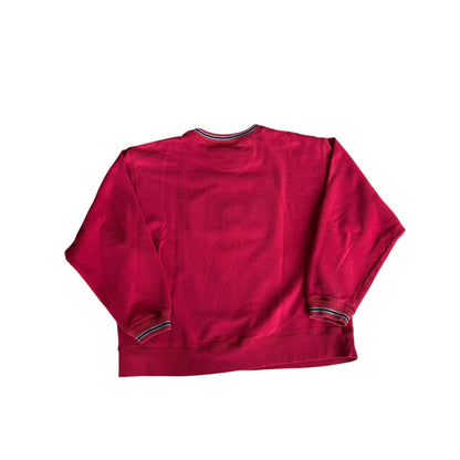 Vintage Disney Store Mickey Mouse Red Crewneck Sweater Mens Large