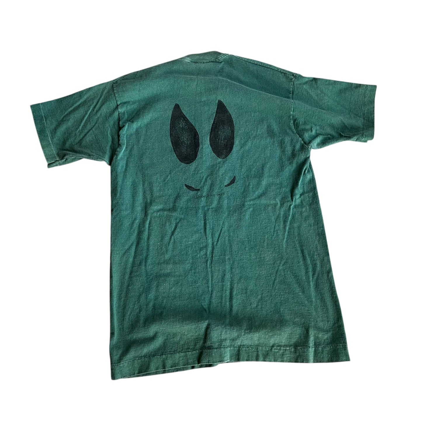 Vintage Moose Animal Tee Shirt Mens Medium Green