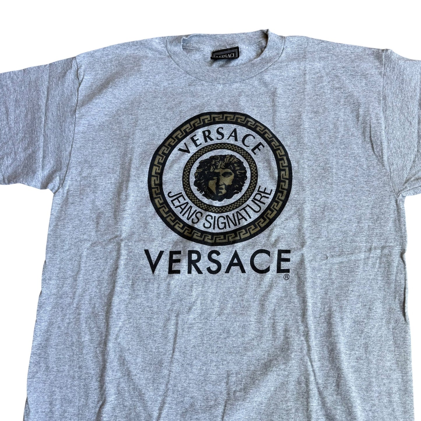 Versace V2 Collection Gray Tee Shirt Mens XL