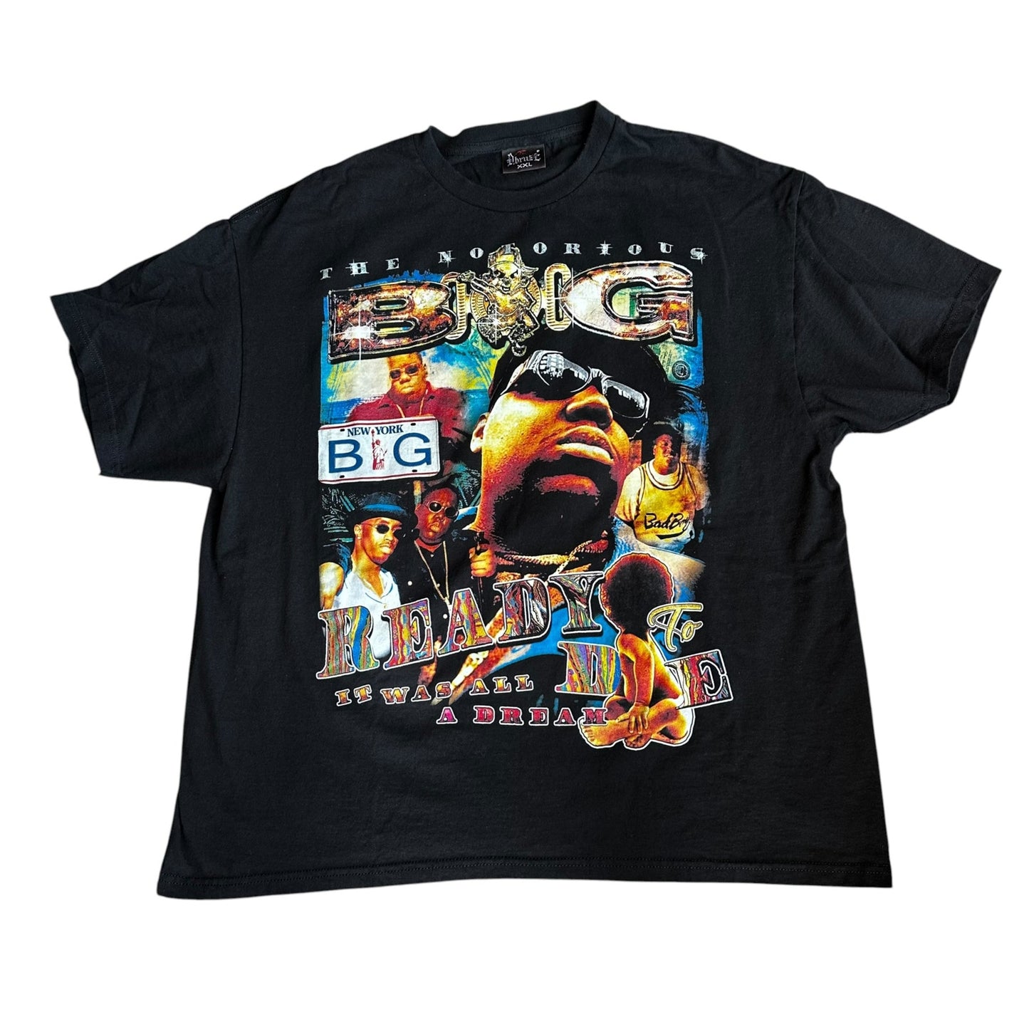 Dbruze x Notorious BIG Biggie Smalls Rap Tee Mens 2XL