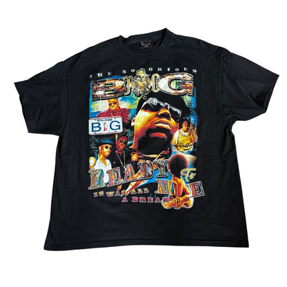Dbruze x Notorious BIG Biggie Smalls Rap Tee Mens 2XL