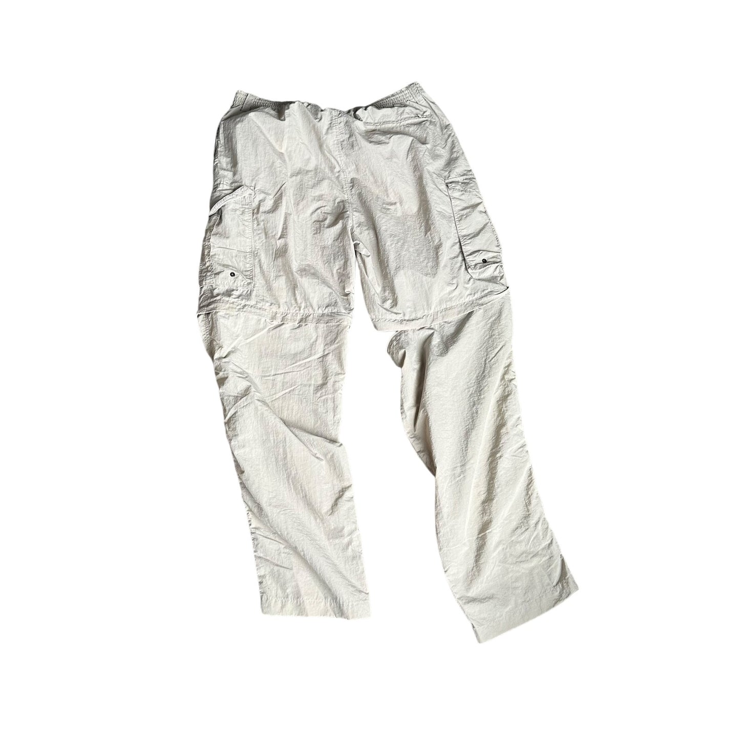 Vintage Cargo Pants Convertible Shorts Khaki Mens XL