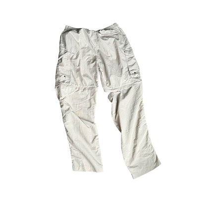 Vintage Cargo Pants Convertible Shorts Khaki Mens XL