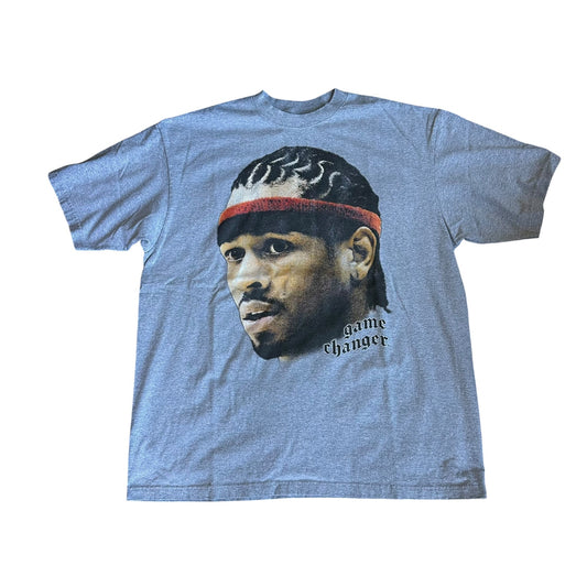 Allen Iverson GameChangers Basketball Big Face Tee Shirt Mens 2XL
