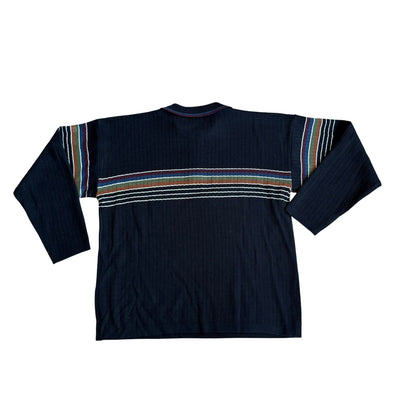 Vintage 90s Xtreme Gear Stripe Long Sleeve Shirt Mens Large