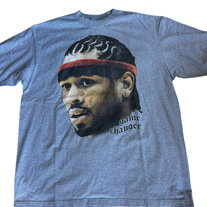 Allen Iverson GameChangers Basketball Big Face Tee Shirt Mens 2XL