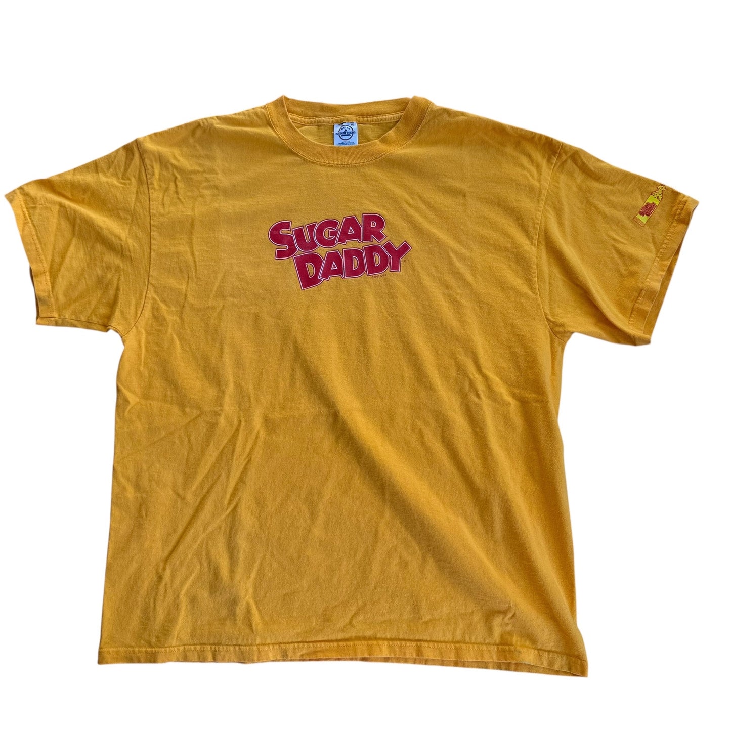 Sugar Daddy Candy Tee Shirt 2002 Mens XL y2k Food