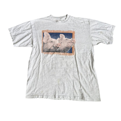 Vintage Pigs Tee Shirt 90s Mens XL