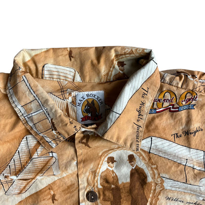 Vintage Wright Brothers Button Up Max Boxxer Large Shirt