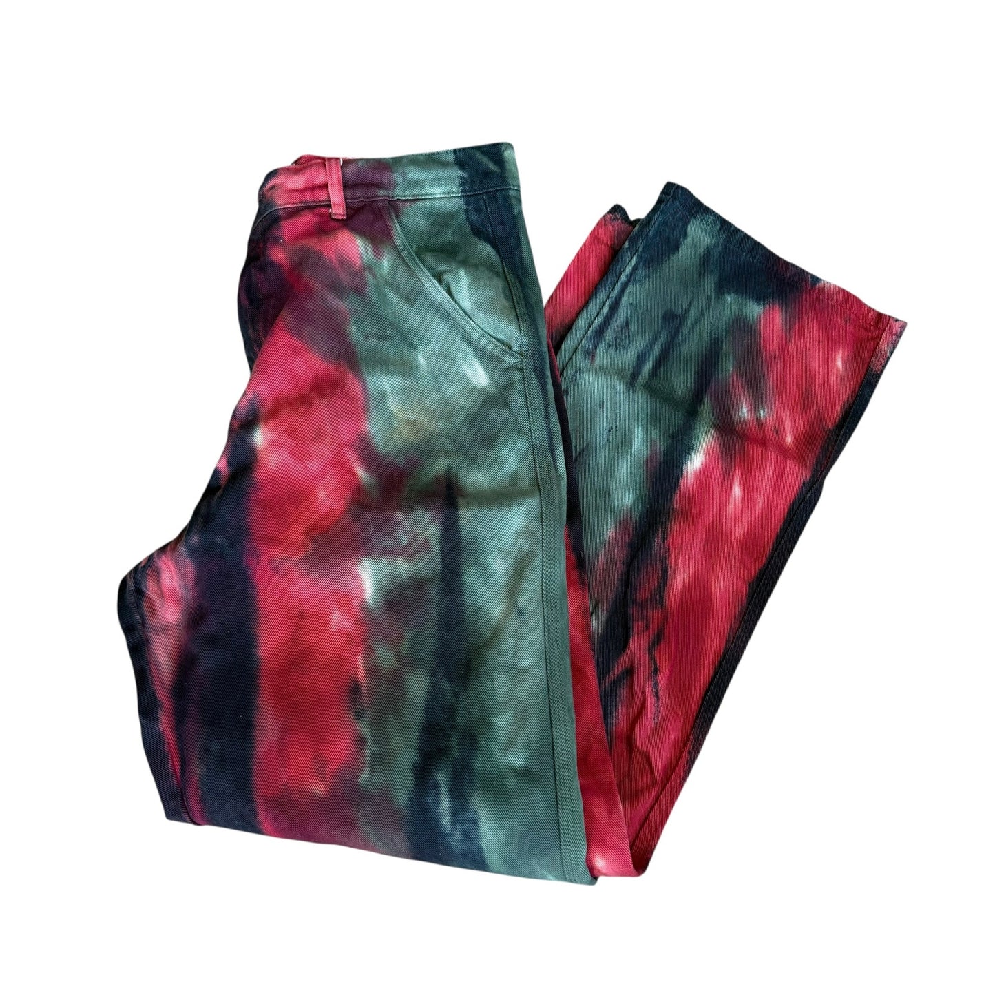 Browns x Crenshaw Skate Club Dyed Straight Leg Work Trousers Mens Large