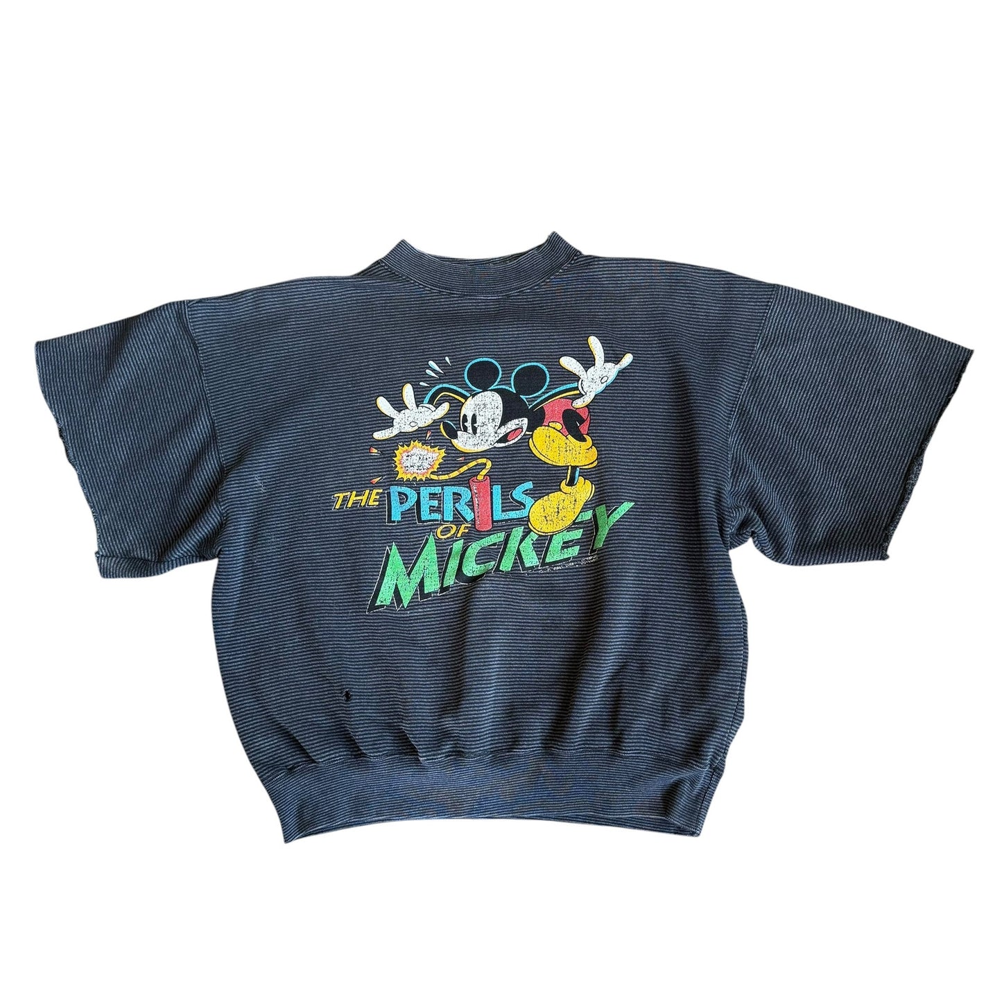 Vintage 90s Perils of Mickey Mouse Crewneck Sweatshirt Mens Small