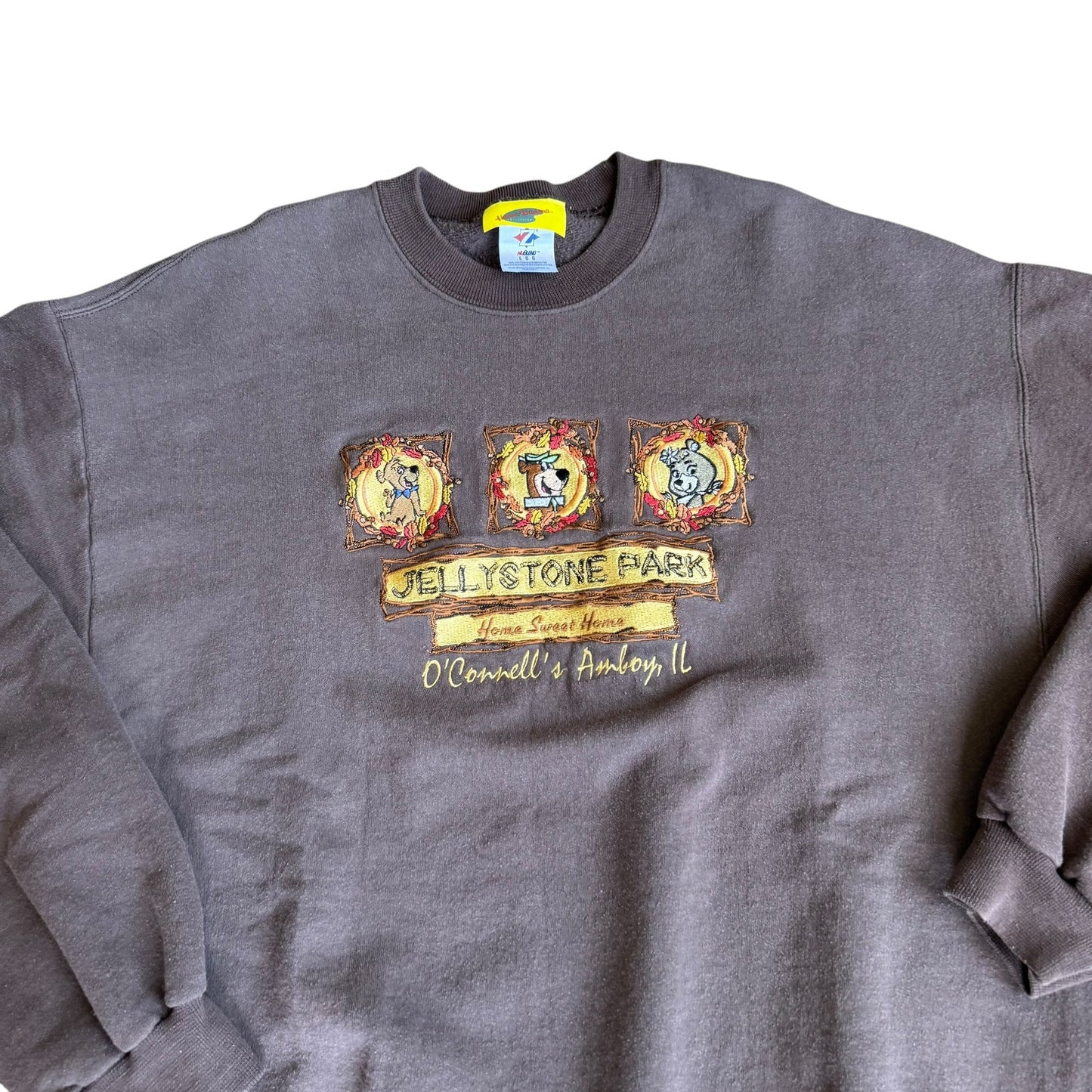 Vintage Hanna Barbera Yogi Bear Sweater Mens Large