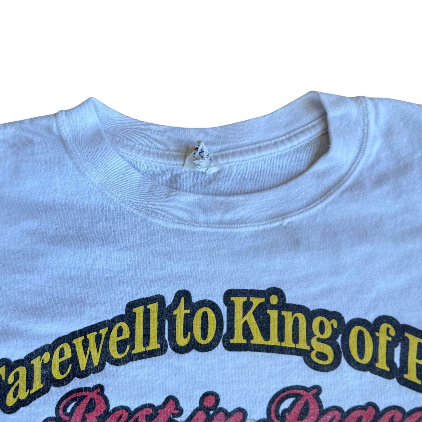 Vintage Farewell to King of Pop Michael Jackson Tribute Tee Shirt Mens Large