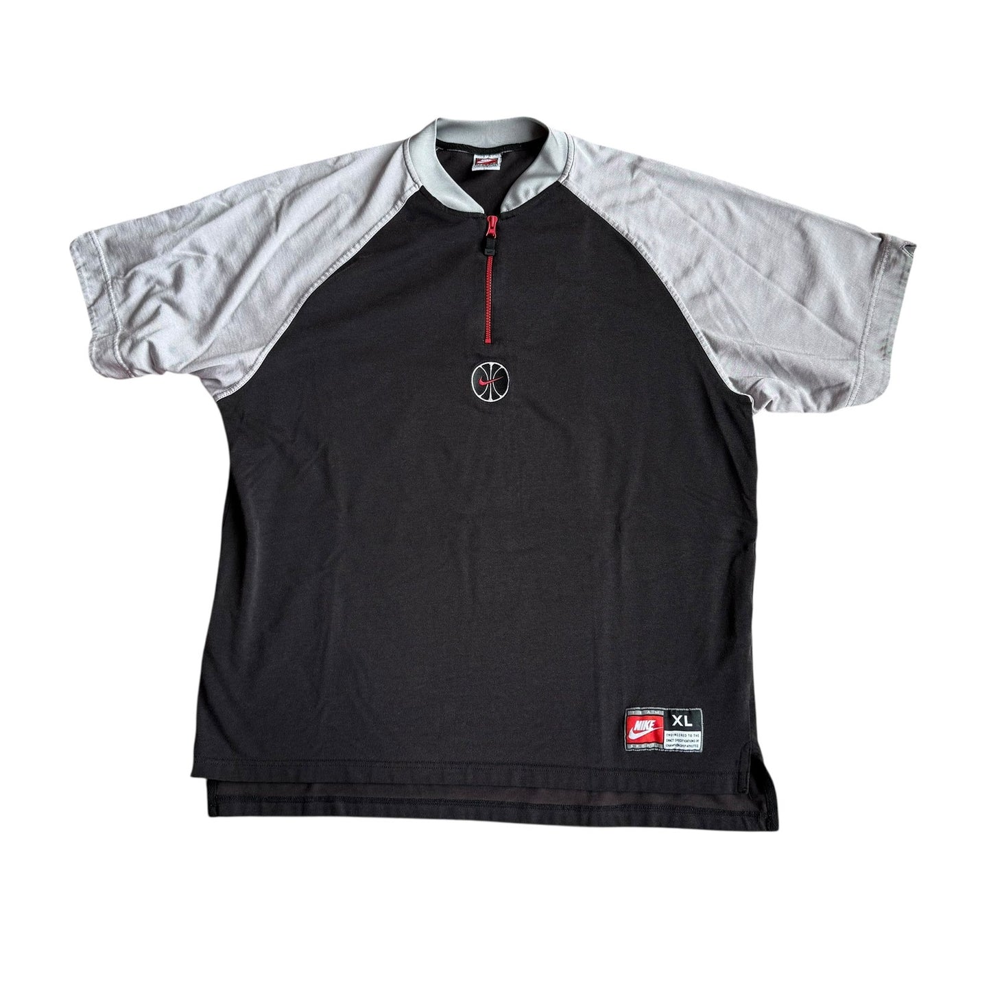 Vintage Nike Quarter Zip Basketball Shirt Mens XL 90s