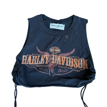 Harley Davidson Custom Crop Top Womens Small iamkoko.la