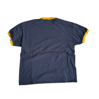 Vintage American Outdoors Double Dog Dare Ringer Tee Shirt Mens XL