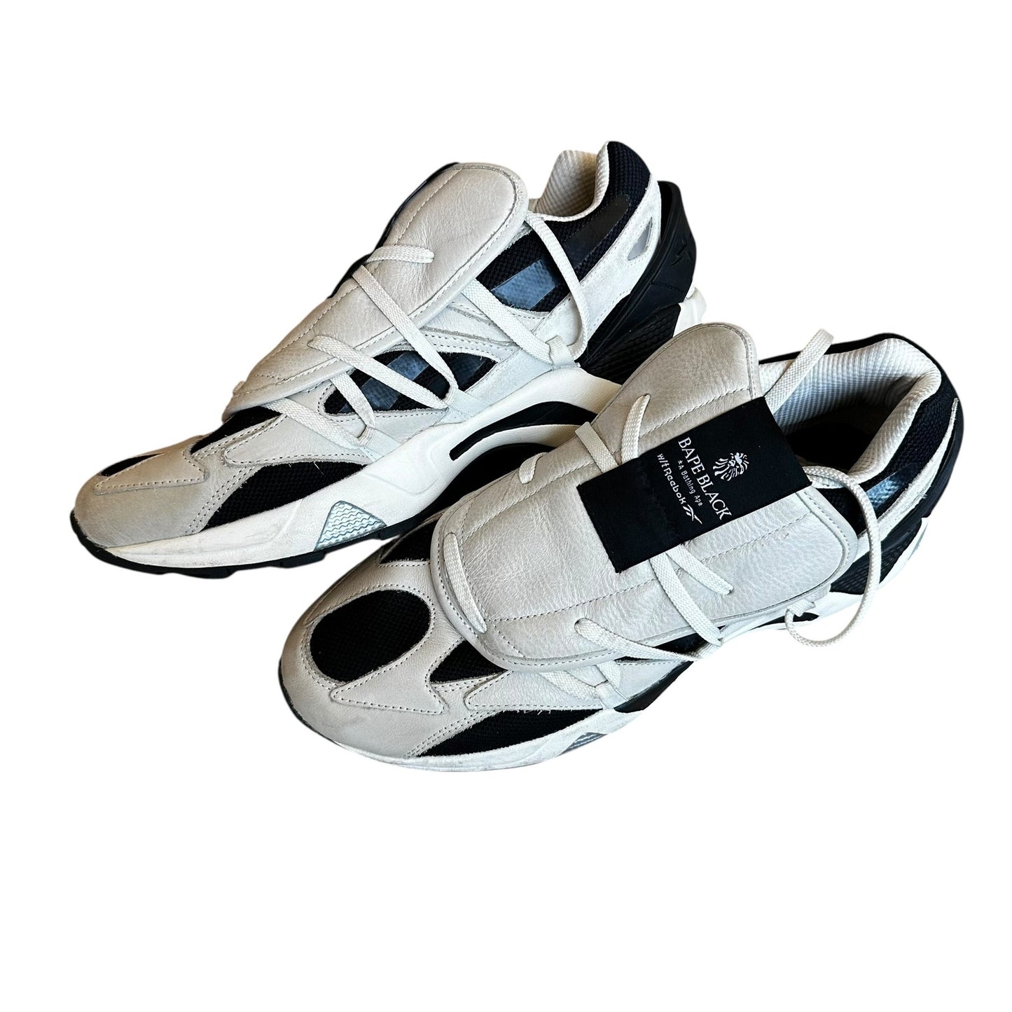 Bape Black x Reebok Aztrek 96 Cream Mens 11