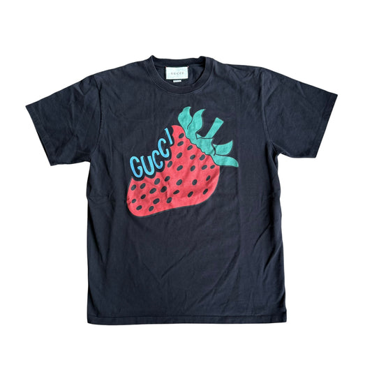 Gucci Strawberry Graphic Tee Shirt Mens Medium