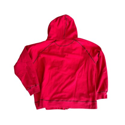 Vintage Joe Louis Everlast Boxing Zip Up Jacket Red Mens XL