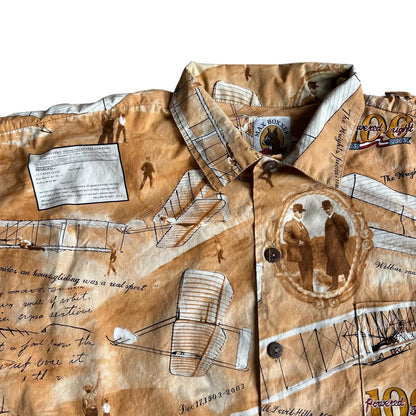 Vintage Wright Brothers Button Up Max Boxxer Large Shirt