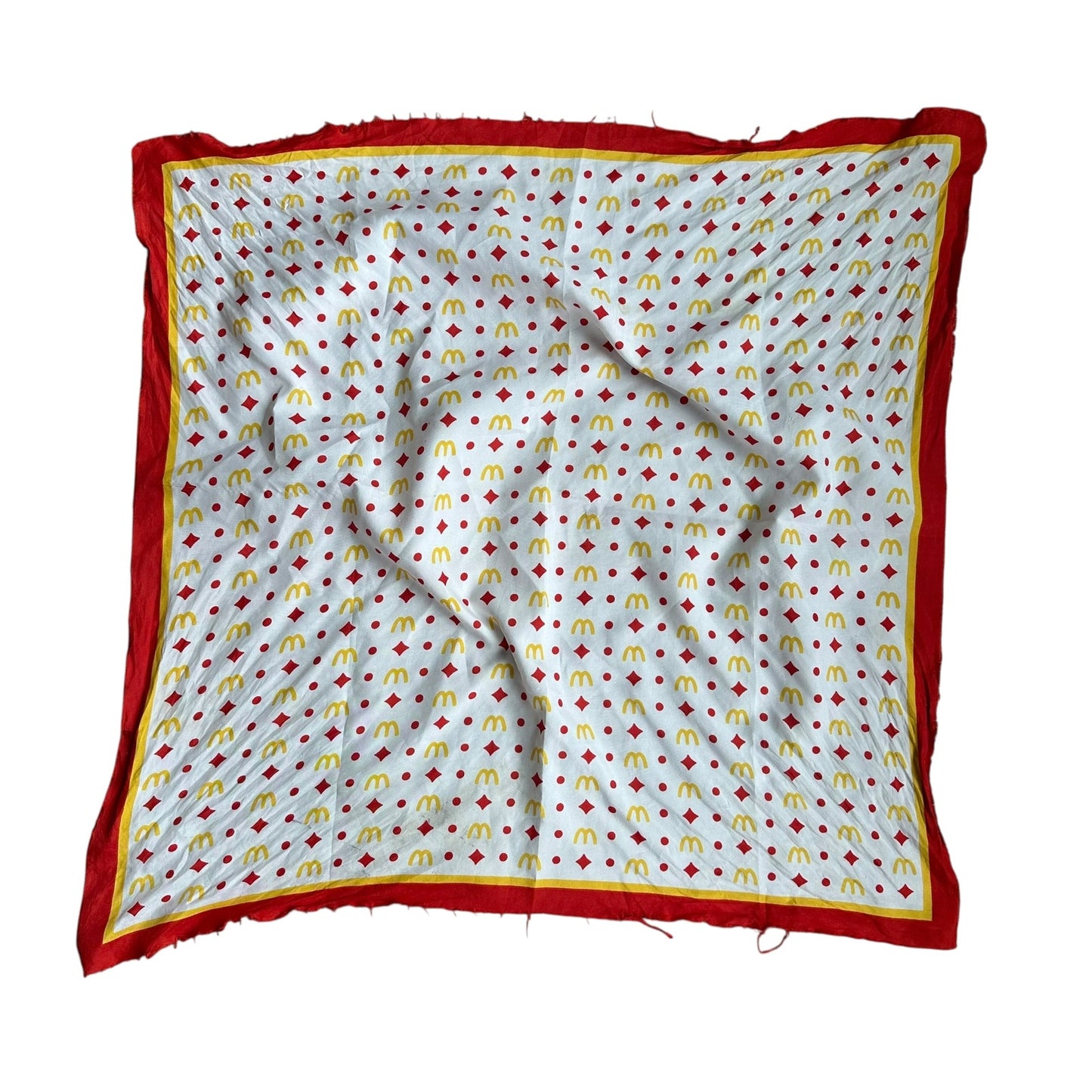 Vintage Mcdonald's Bandana AllOver Print