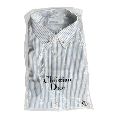 Christian Dior Vintage Button Up Shirt Mens Large 16 1/2