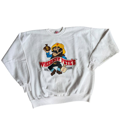 Vintage Whiskey Pete's Casino Crewneck Sweater Mens XL