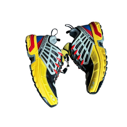Salomon ACS Pro Yellow Red Sneakers Shoes Mens 9
