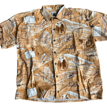 Vintage Wright Brothers Button Up Max Boxxer Large Shirt
