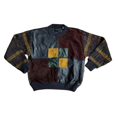 Vintage Saxony Crewneck Sweater 90s Mens XL