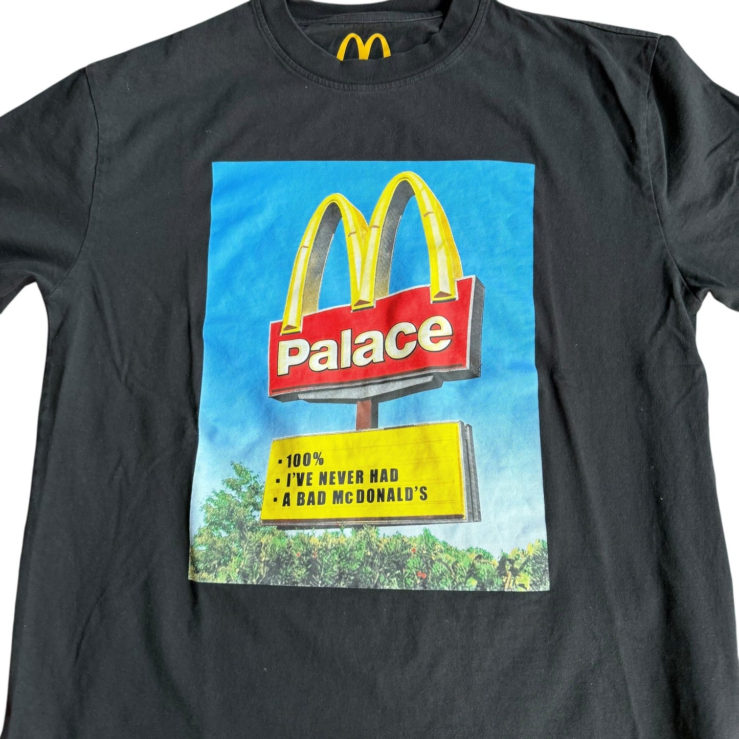 Mcdonalds x Palace Logo Skateboard Tee Shirt Mens Large