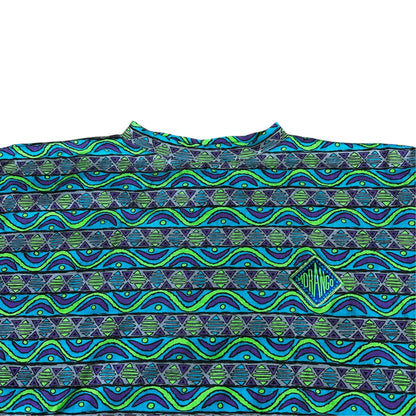 Vintage 90s Morongo Surf Tee Shirt Retro Geometric Pattern Mens Large