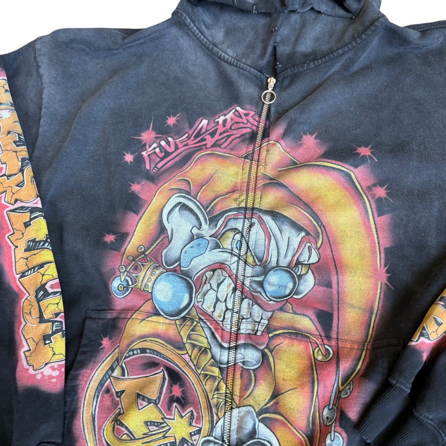 FiveStar Clown Airbrush Hoodie Mens 2XL