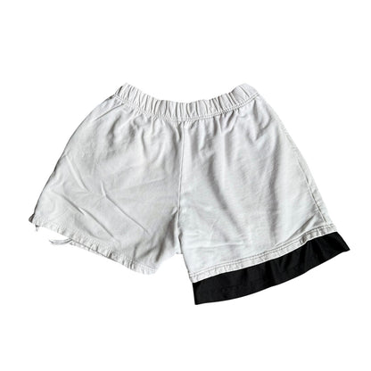 Barriers White Athletic Shorts Mens Large