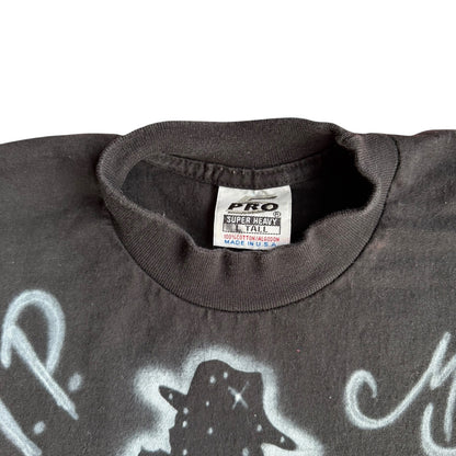 Vintage RestinPeace Michael Jackson MJ RIP Airbrush Tee Shirt Mens Large Tall