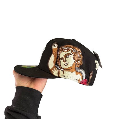 Jon Stan NYC × New Era Yankees Fitted Hat Black Angel 7 1/2