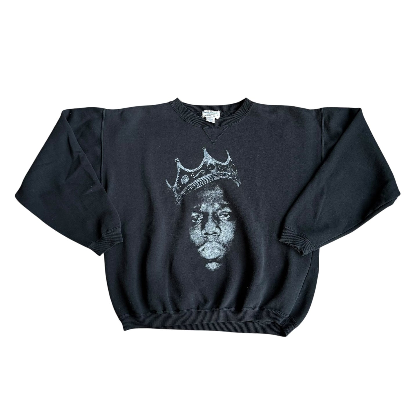 Vintage Biggie Smalls Notorious BIG Crewneck Sweater Mens XLT