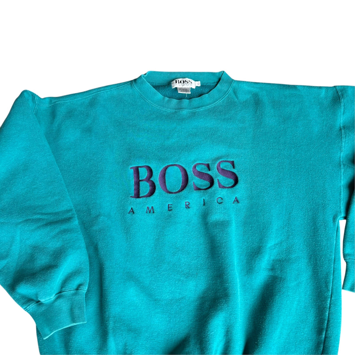 Vintage BOSS America Crewneck Sweater Mens XL 90s