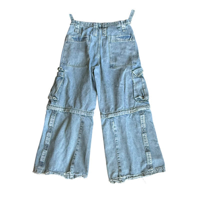 Zara Detachable Cargo Denim Jeans Mens 32